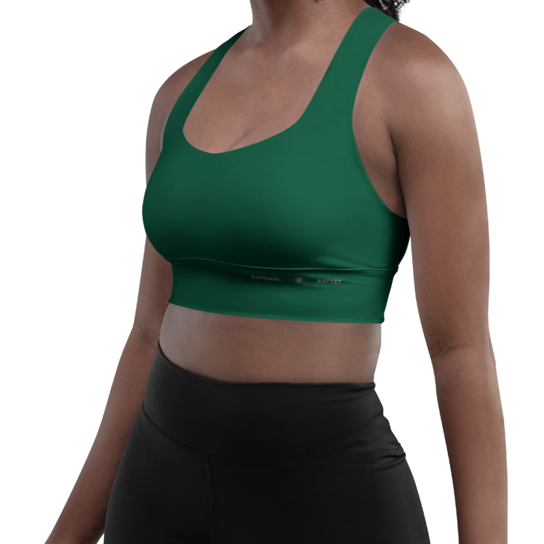 Longline Logo Sports Bra