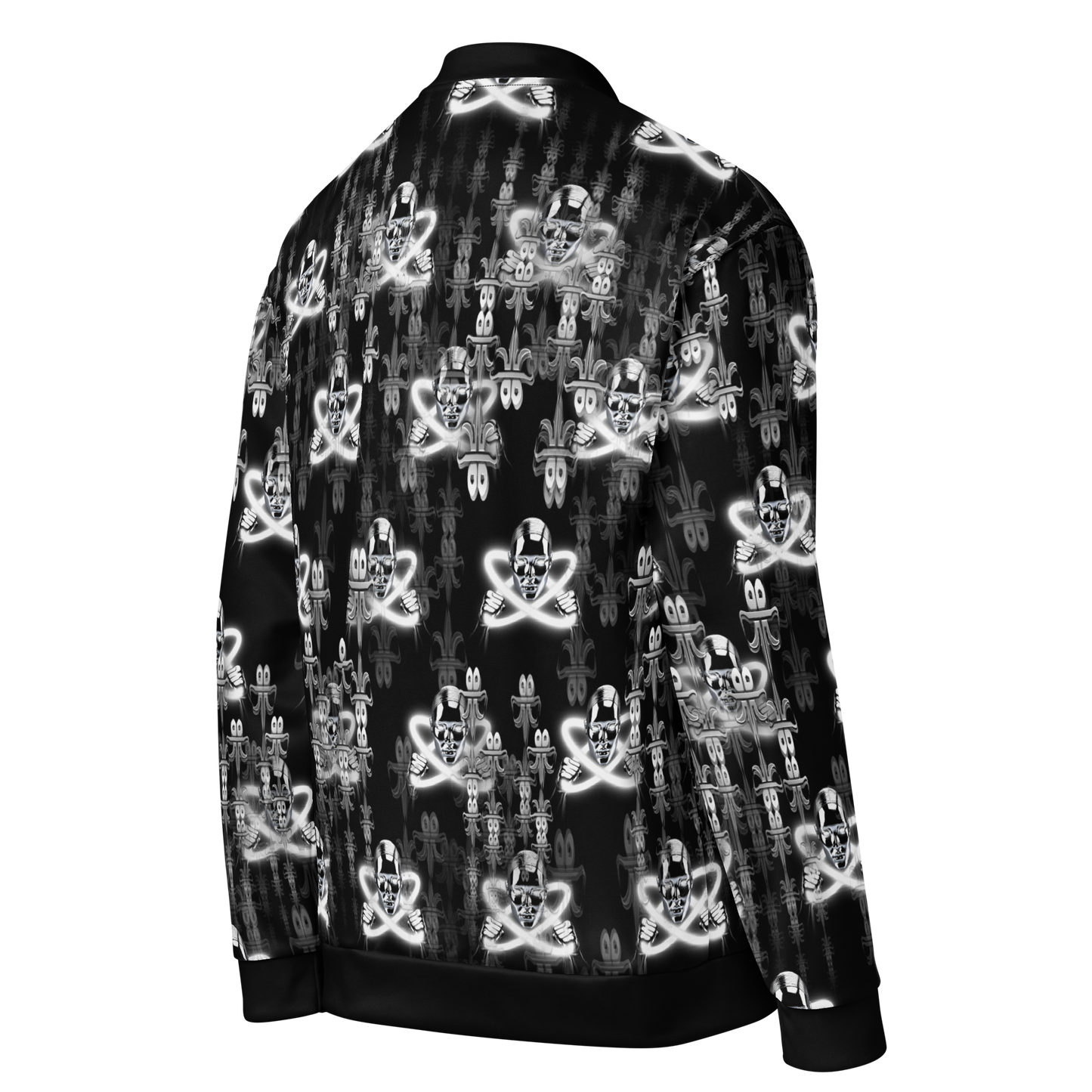 Digital Rain Bomber Jacket