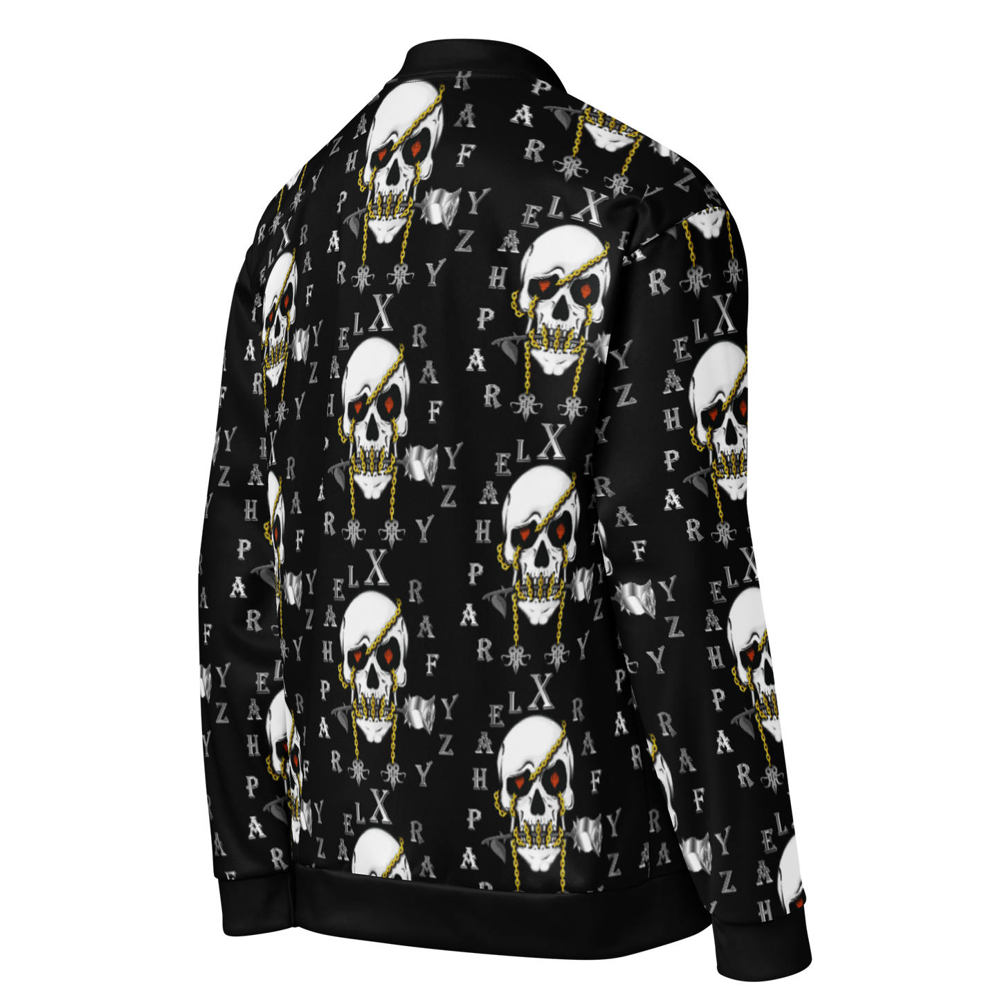 Skull Rose Bomber Jacket