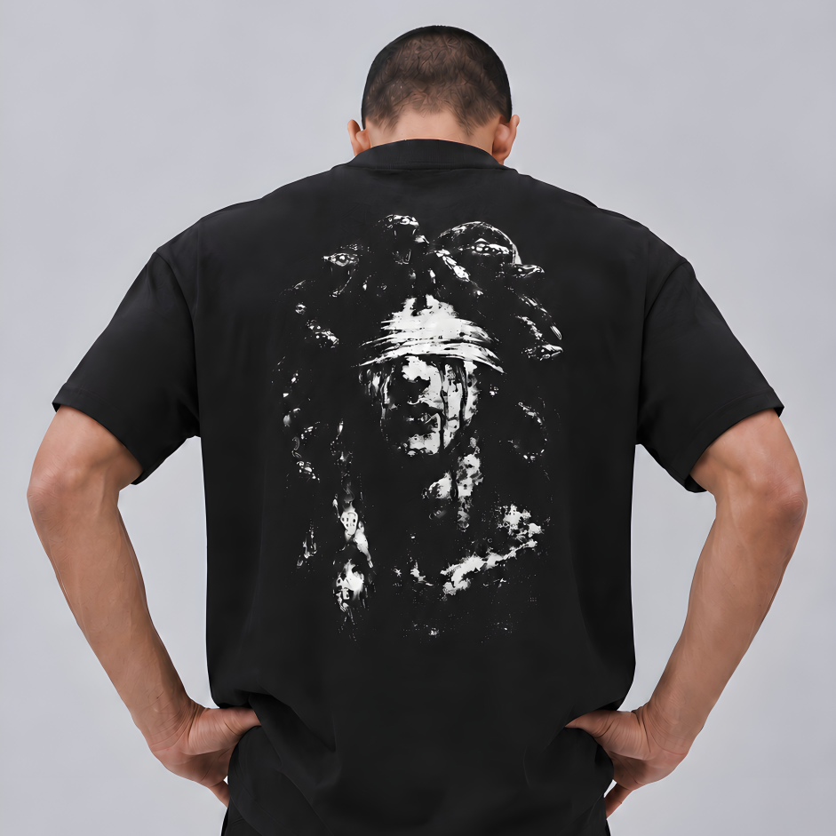Oversized High Neck Maedar T-shirt