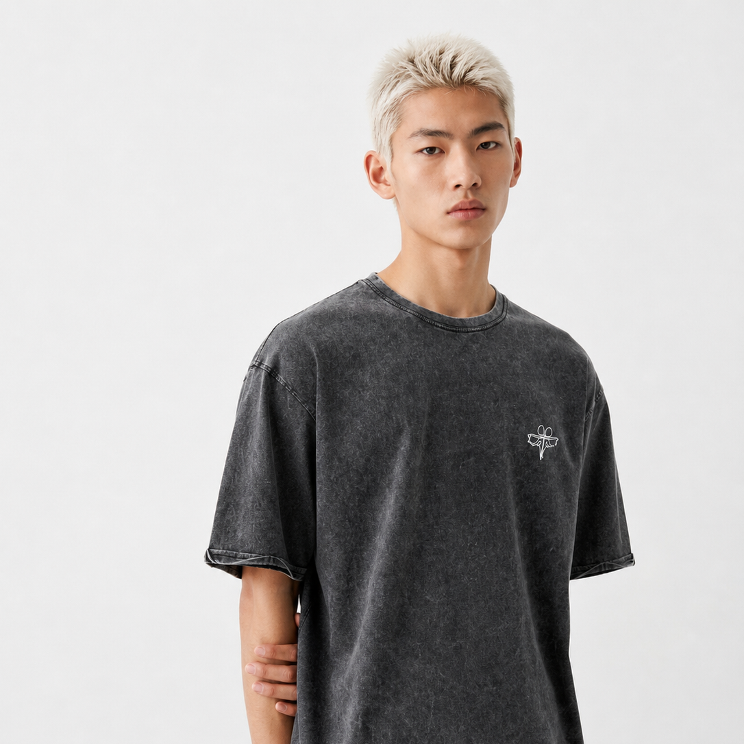 Signature Logo Denim T-Shirt