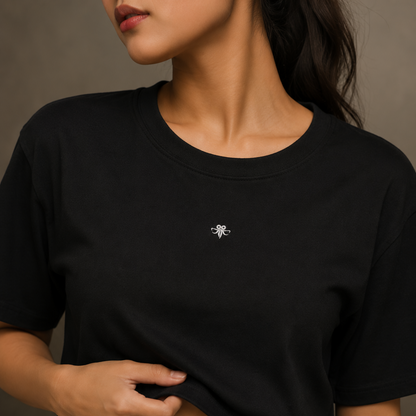 Embroidered Emblem crop top