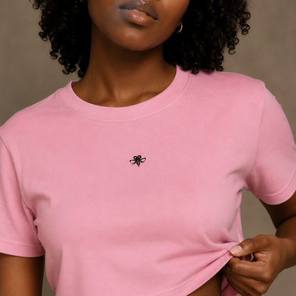 Embroidered Emblem crop top