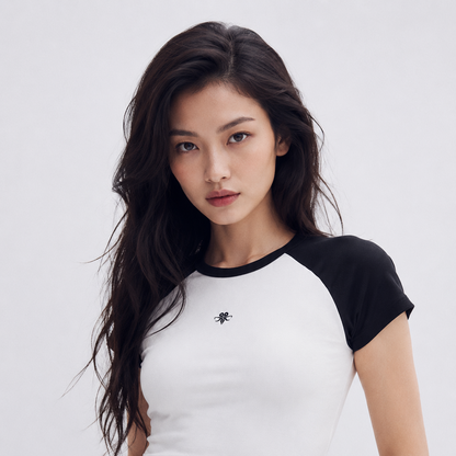 Women’s Micro Rib Emblem Tee