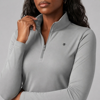 Lightweight Emblem Quarter-Zip Tek
