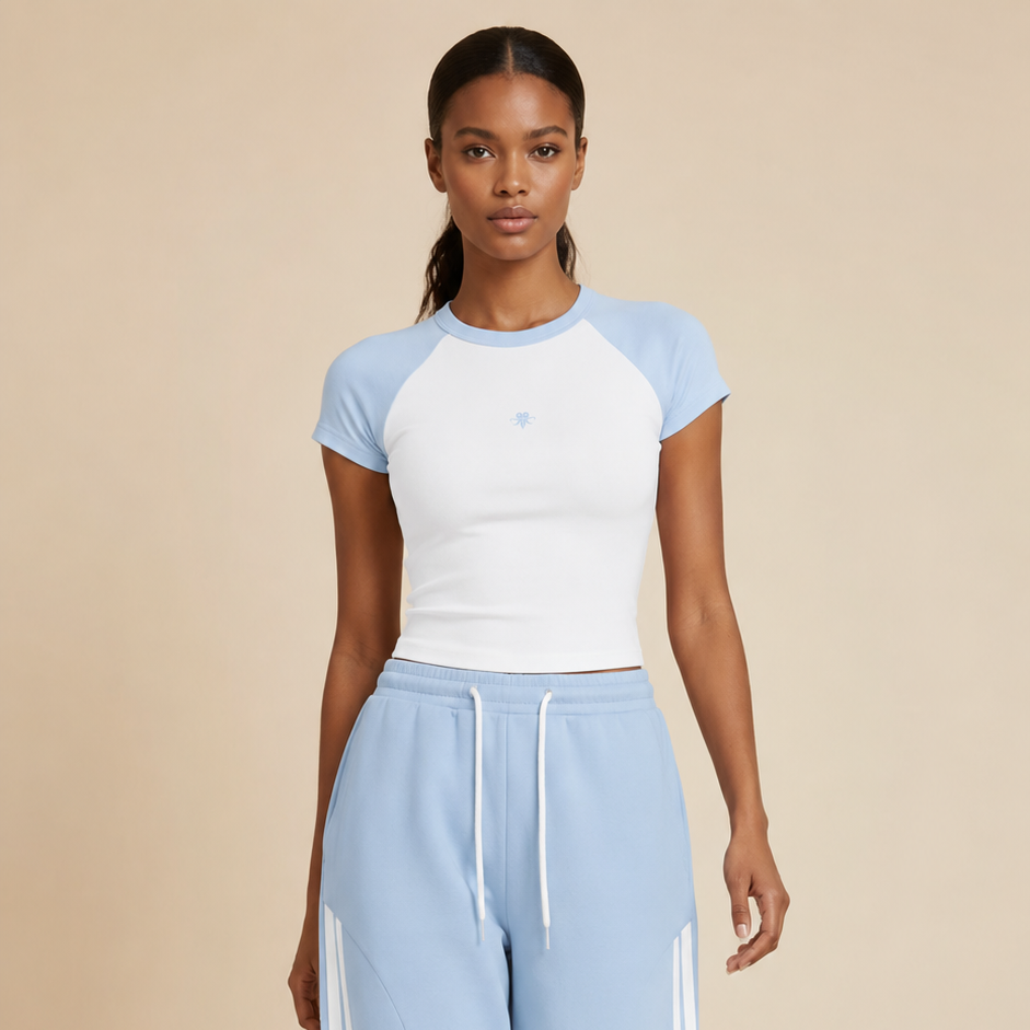Women’s Micro Rib Emblem Tee