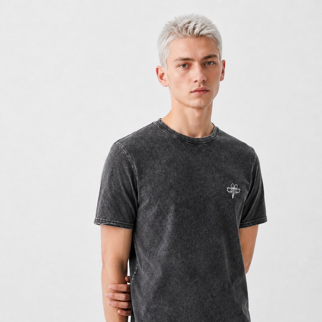 Signature Logo Denim T-Shirt