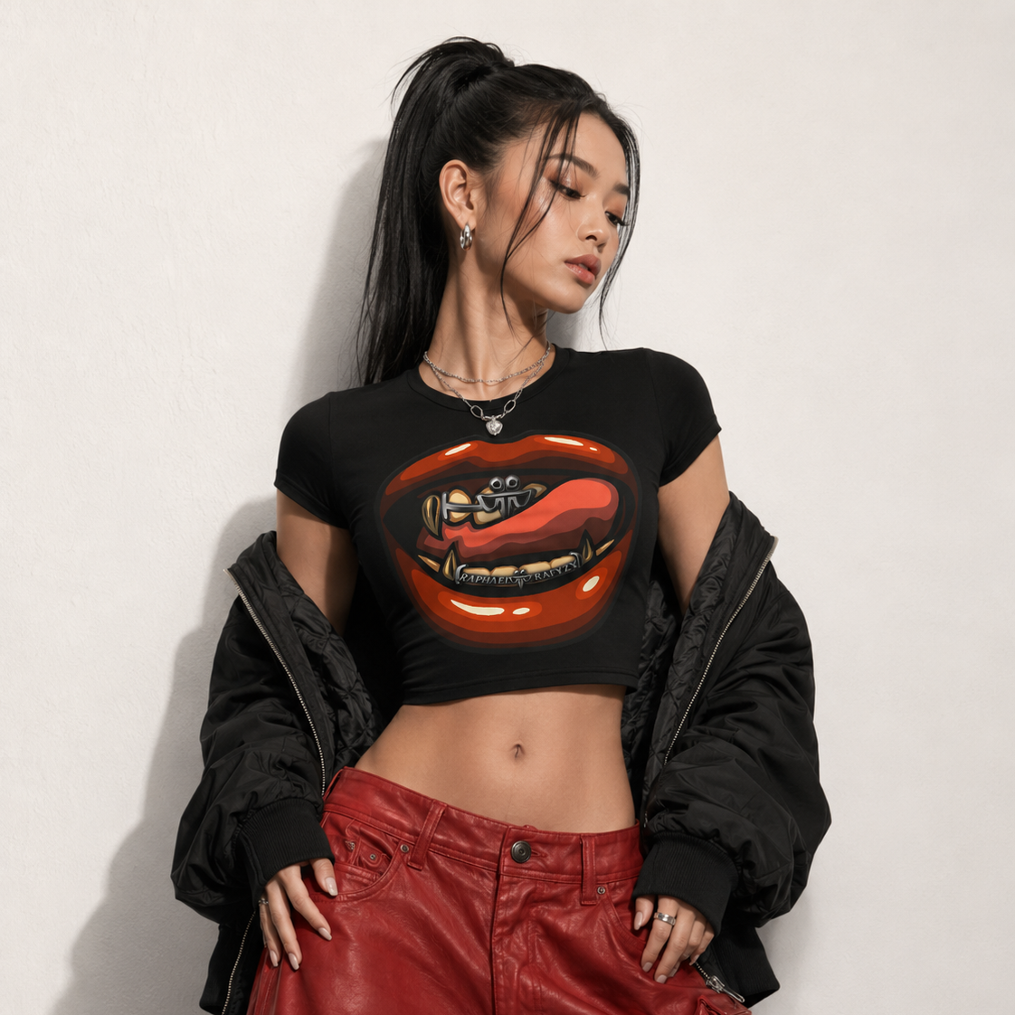 Vamp Crop Tee