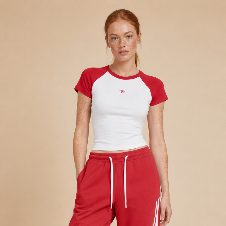 Women’s Micro Rib Emblem Tee