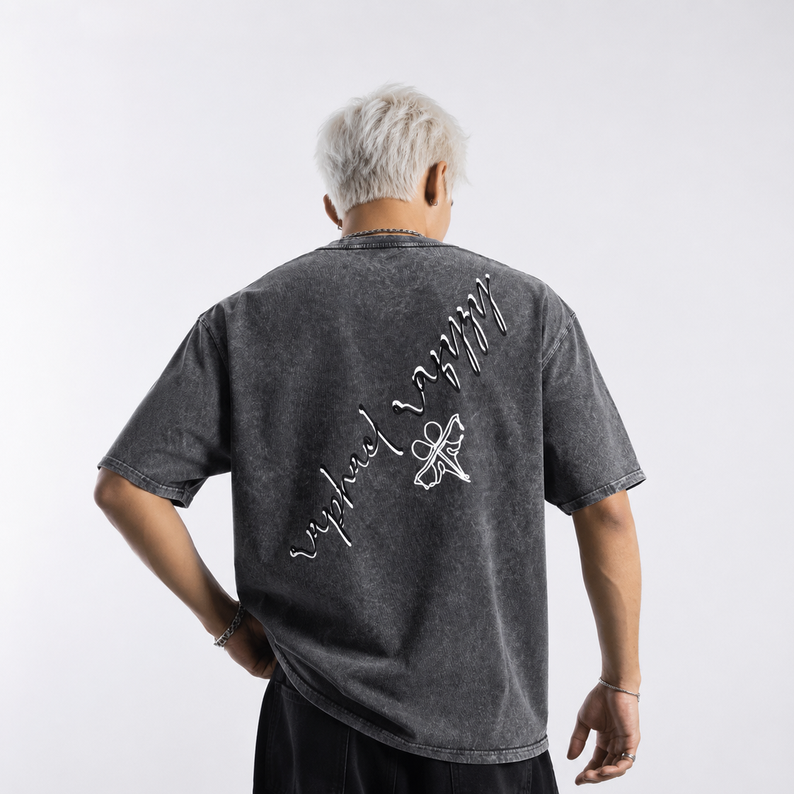 Signature Logo Denim T-Shirt