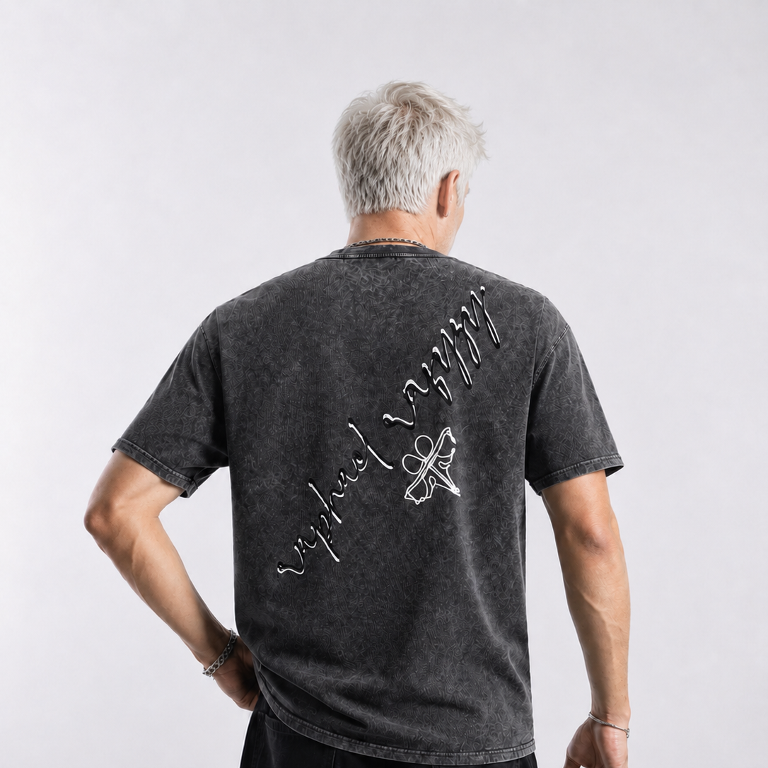 Signature Logo Denim T-Shirt