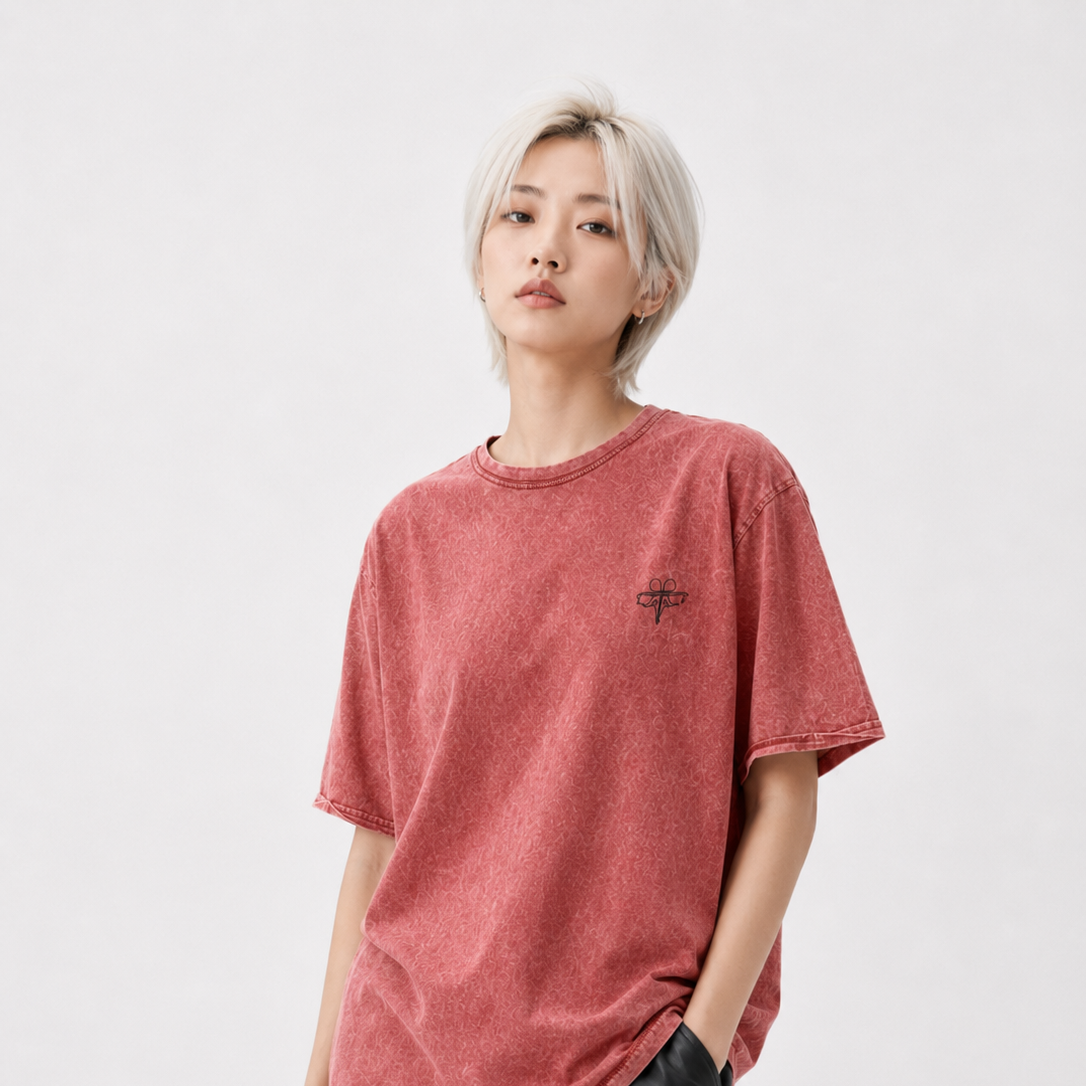 Signature Logo Denim T-Shirt