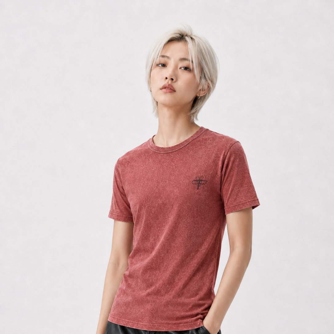 Signature Logo Denim T-Shirt