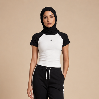 Women’s Micro Rib Emblem Tee