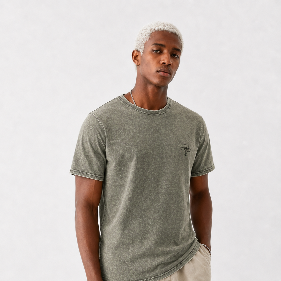 Signature Logo Denim T-Shirt