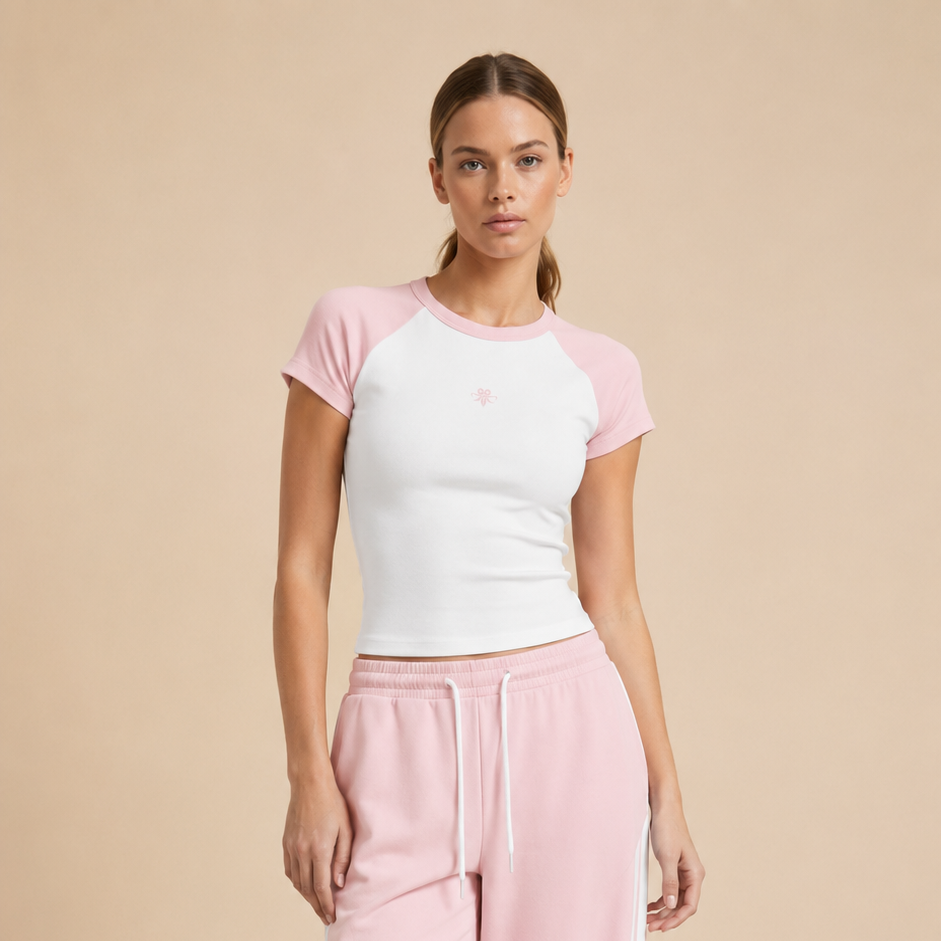 Women’s Micro Rib Emblem Tee