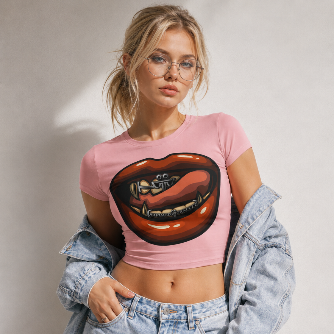 Vamp Crop Tee