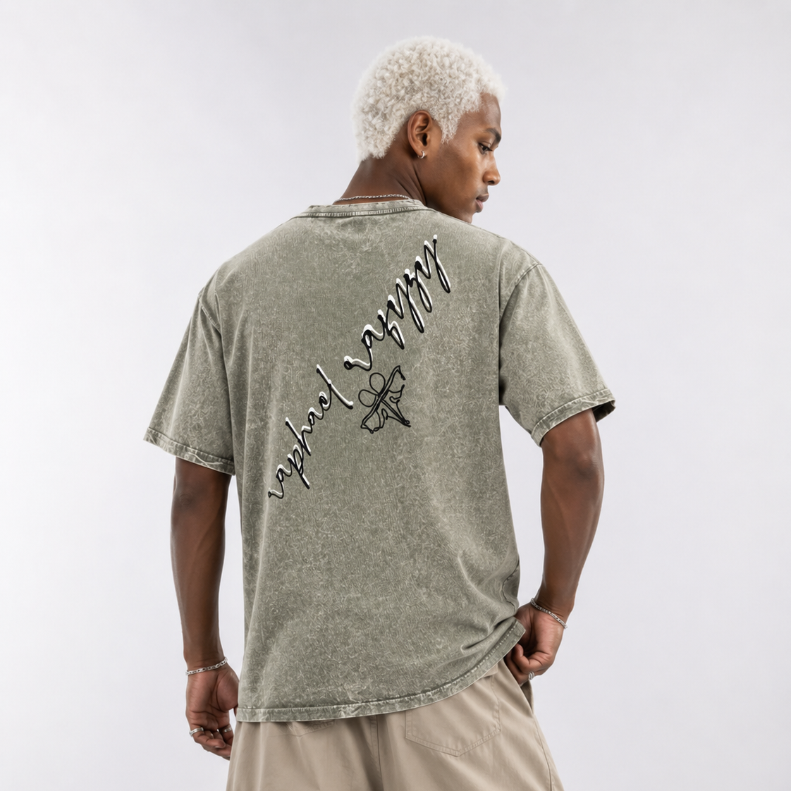 Signature Logo Denim T-Shirt