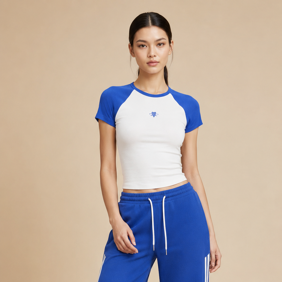 Women’s Micro Rib Emblem Tee