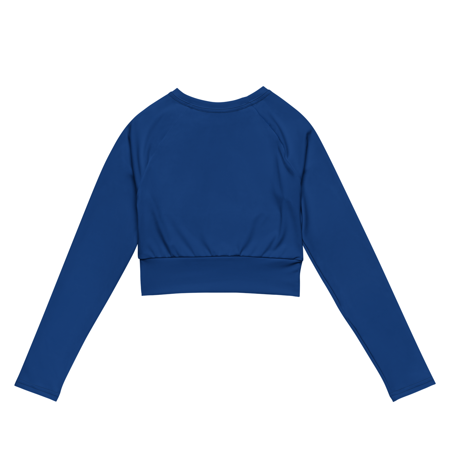 Emblem long-sleeve crop top