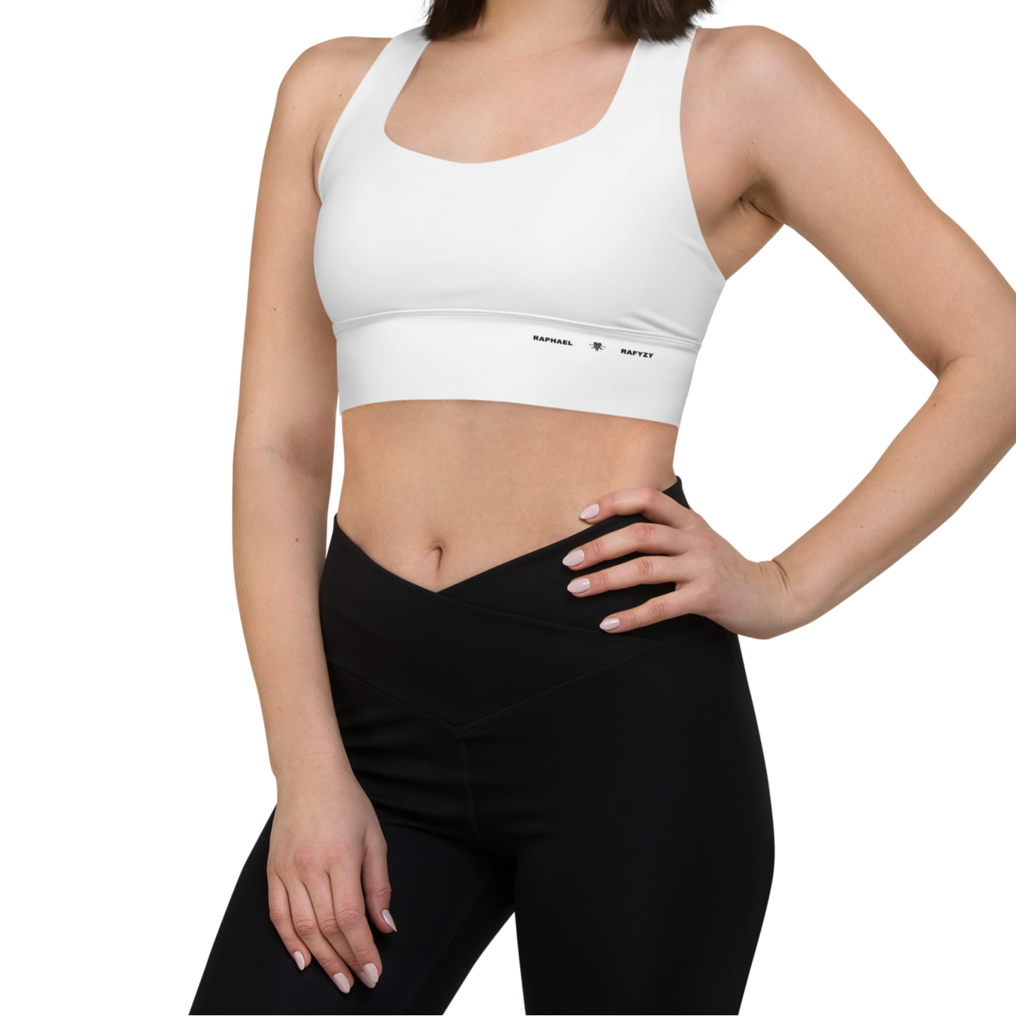 Longline Logo Sports Bra