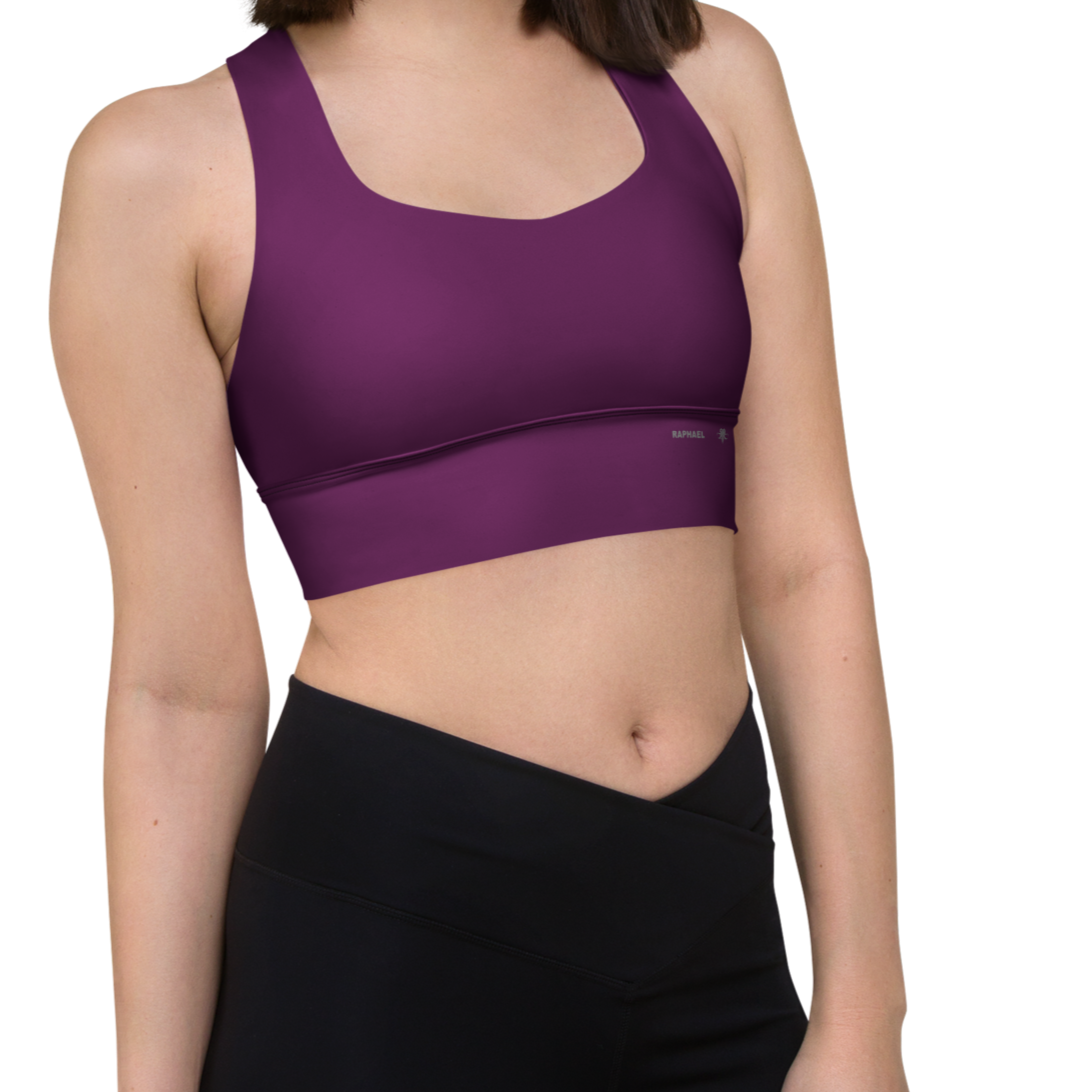 Longline Logo Sports Bra