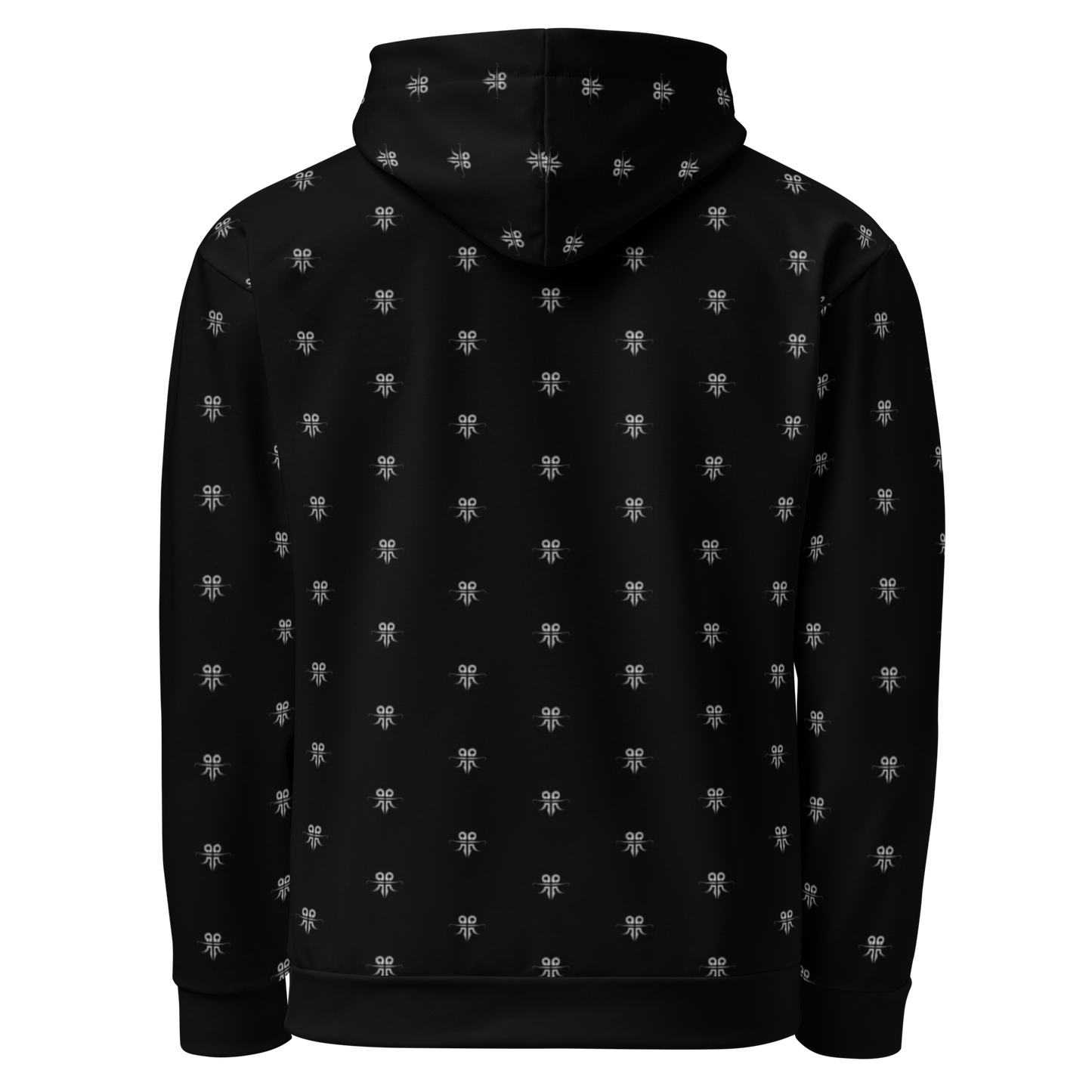 Emblem Pattern Hoodie