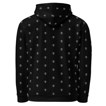 Emblem Pattern Hoodie