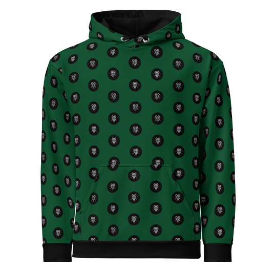 Emblem Pattern Hoodie