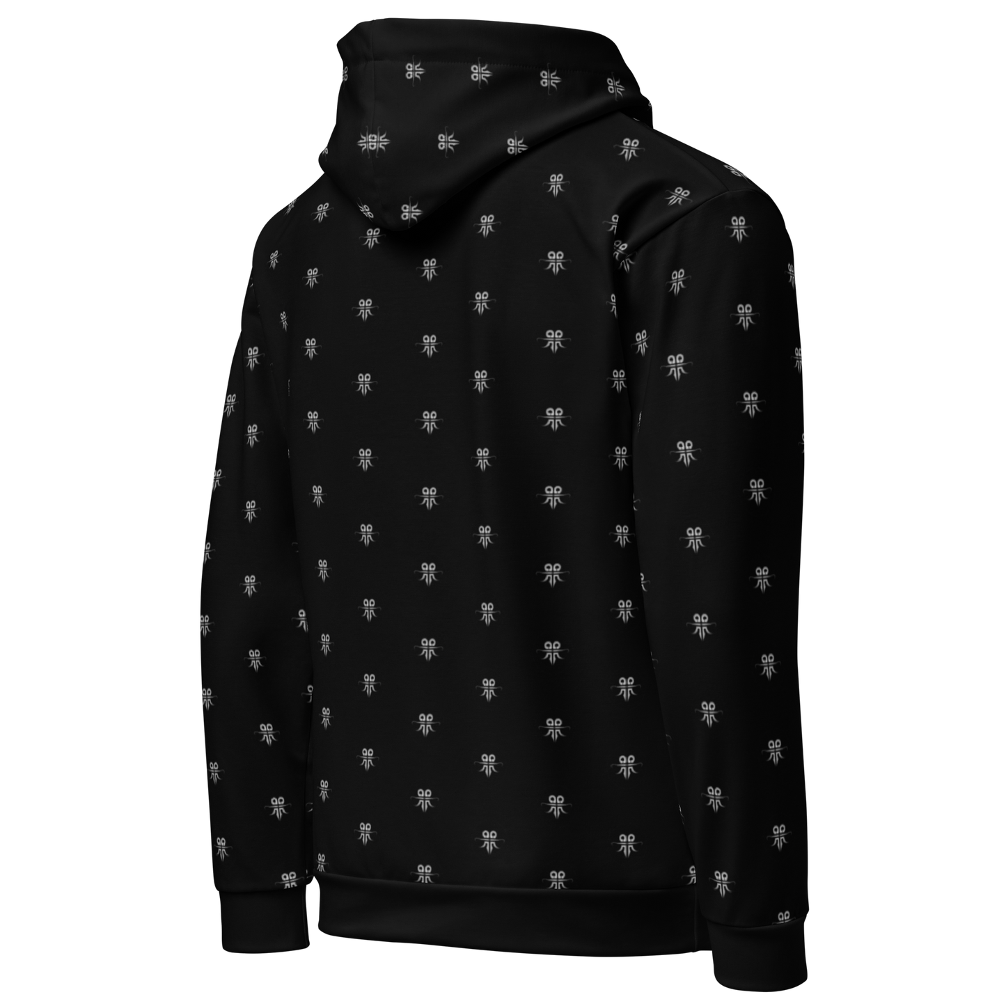 Emblem Pattern Hoodie