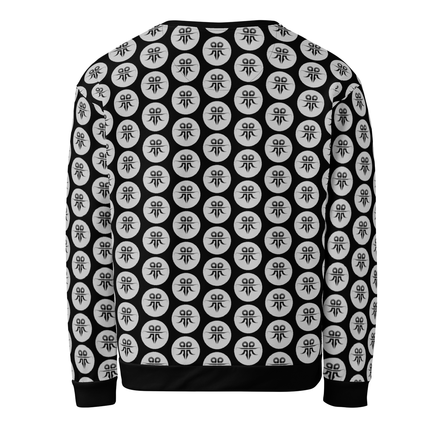 Emblem Pattern Sweatshirt