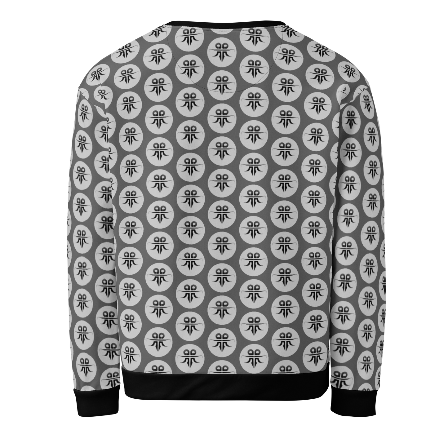 Emblem Pattern Sweatshirt