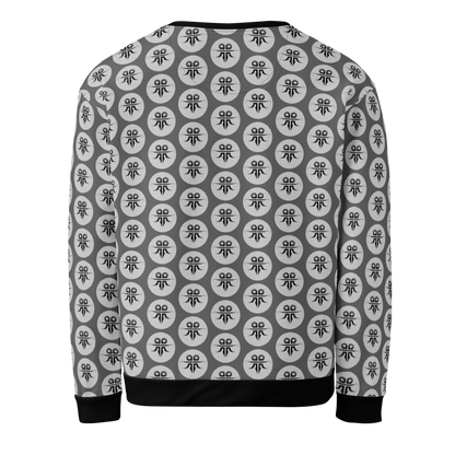 Emblem Pattern Sweatshirt