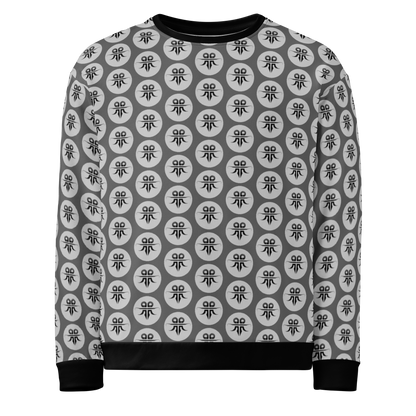 Emblem Pattern Sweatshirt