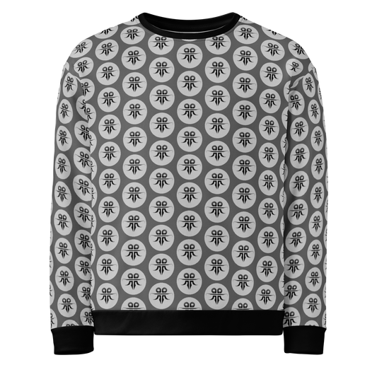 Emblem Pattern Sweatshirt