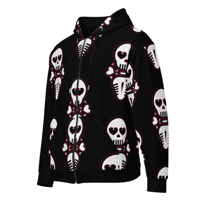 XX Grim zip hoodie