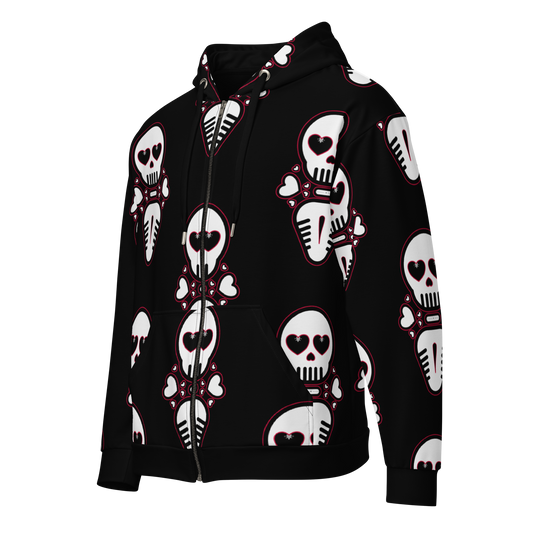 XX Grim zip hoodie