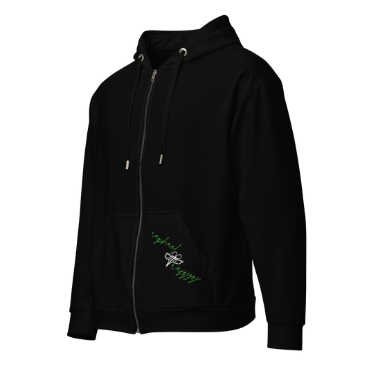 Signature Logo zip hoodie