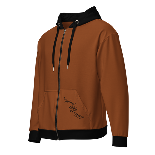 Signature Logo zip hoodie