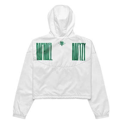 Twin Emblem cropped windbreaker