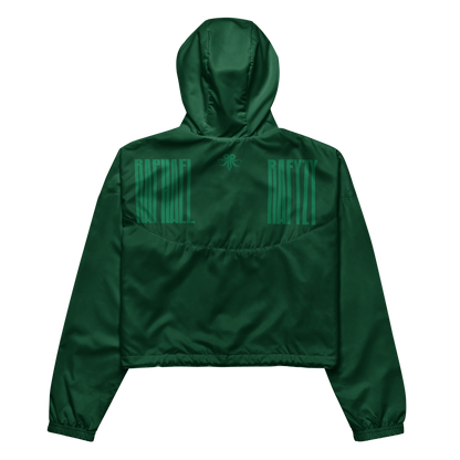 Twin Emblem cropped windbreaker