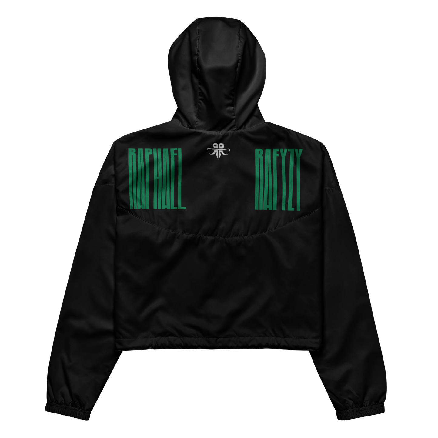 Twin Emblem cropped windbreaker