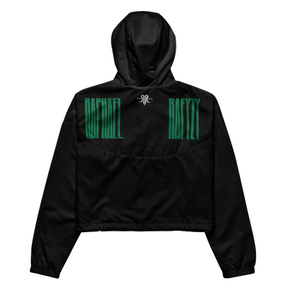 Twin Emblem cropped windbreaker