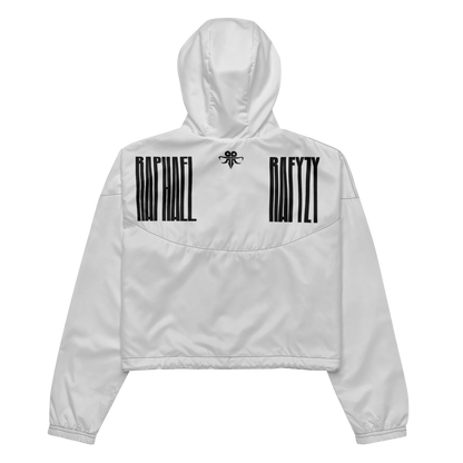 Twin Emblem cropped windbreaker