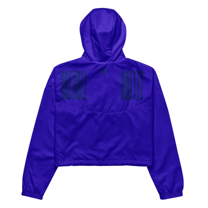 Twin Emblem cropped windbreaker