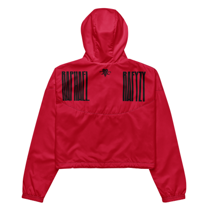 Twin Emblem cropped windbreaker