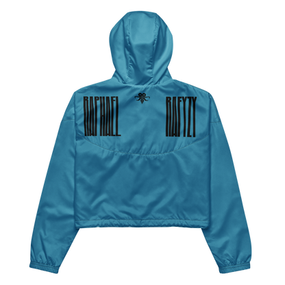 Twin Emblem cropped windbreaker