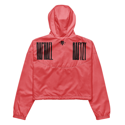 Twin Emblem cropped windbreaker