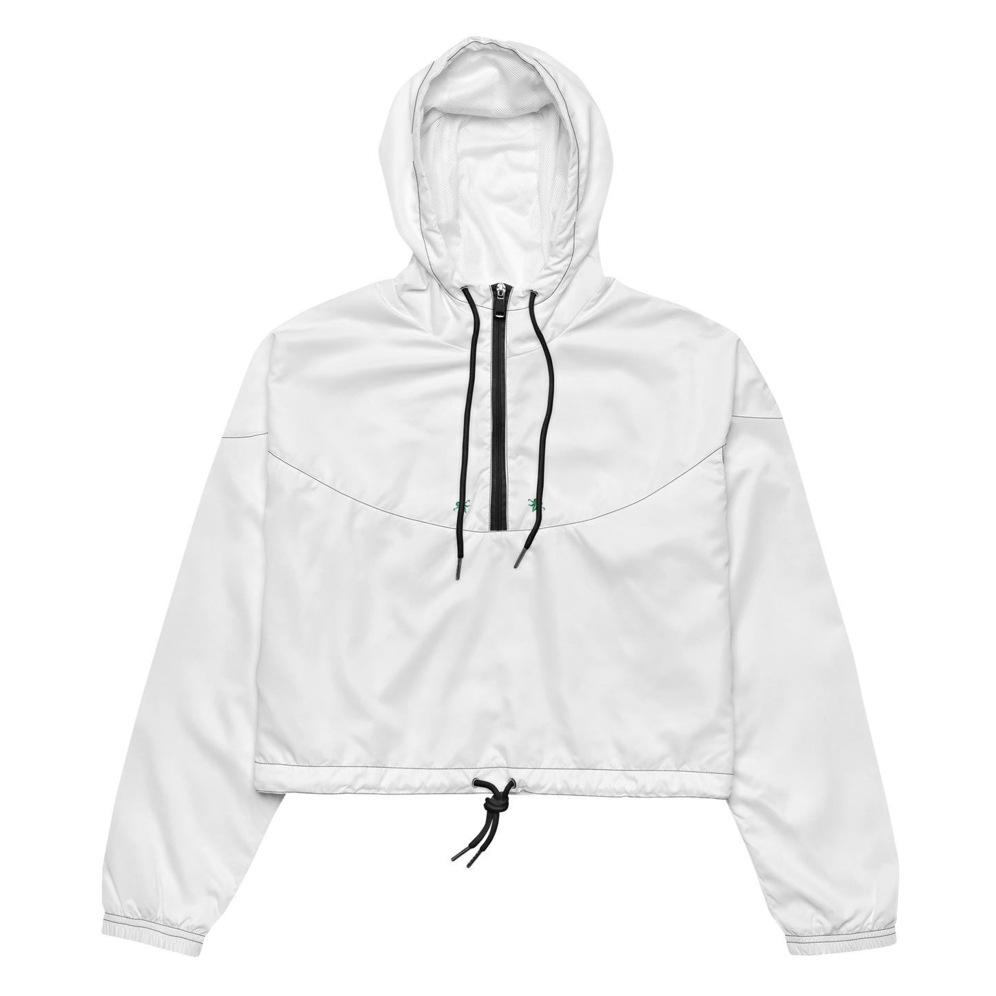 Twin Emblem cropped windbreaker