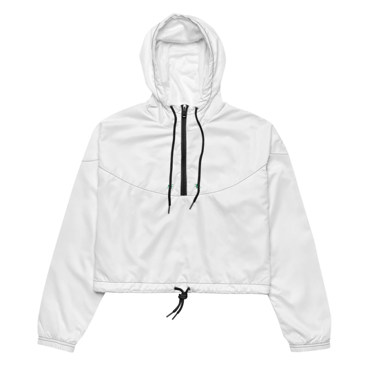 Twin Emblem cropped windbreaker